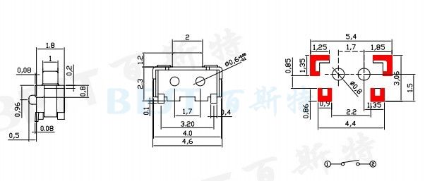 輕觸開關(guān)TS-1111A