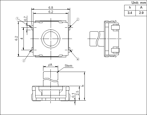 SKRAALE010規(guī)格圖紙